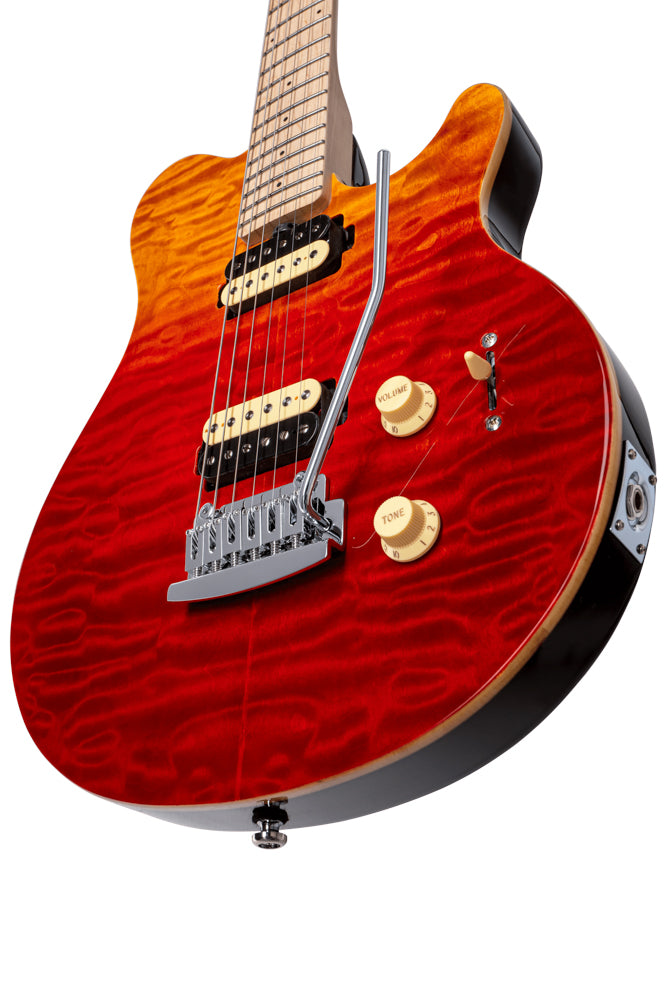 Sterling By Music Man Axis Quilted Maple