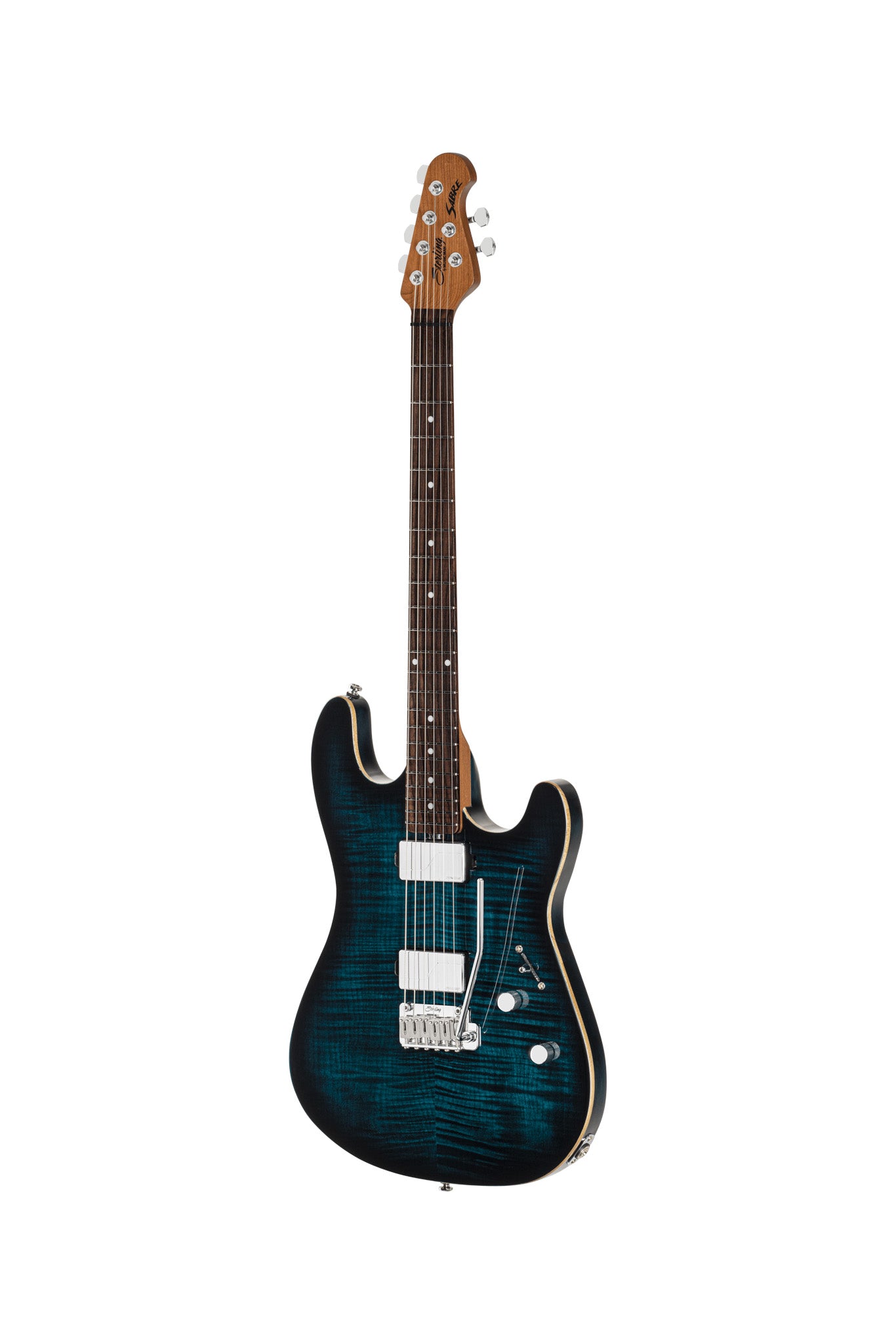 Sterling by Music Man Sabre Deep Blue Burst
