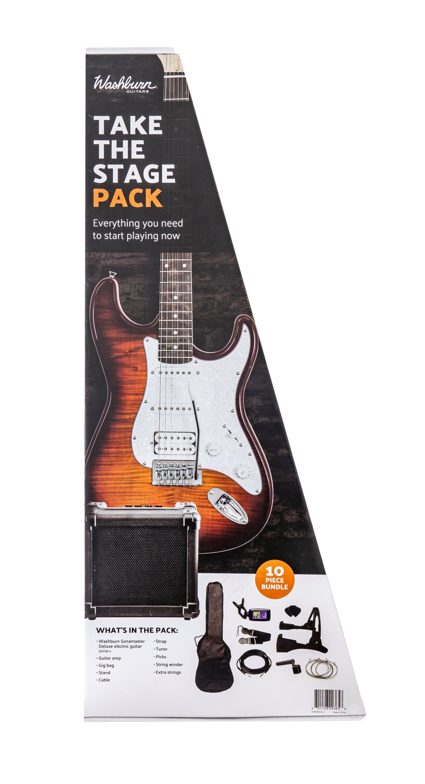 Washburn SDFSBPACK Sonamaster Take the Stage Electric Guitar Pack