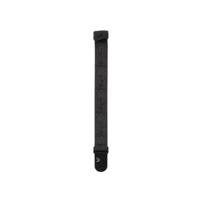Woven Guitar Strap, Lightning Black