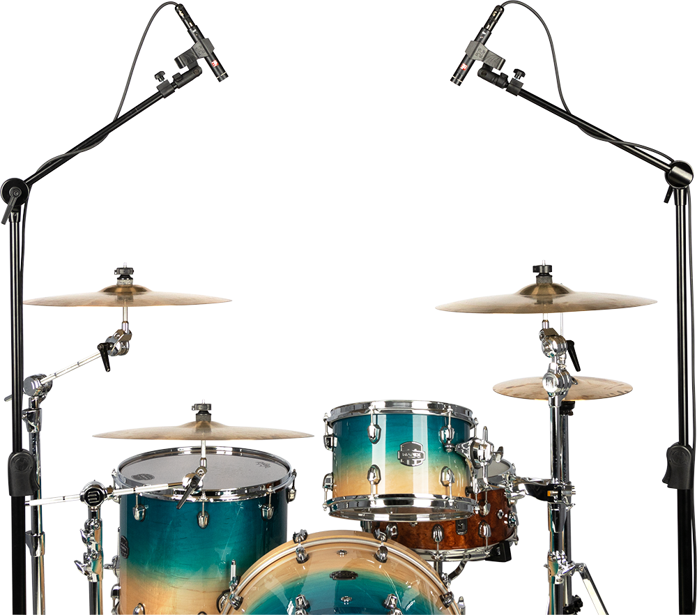 EZ CLUTCH TRIPOD MICROPHONE STAND WITH TELESCOPING HIDEAWAY 2-IN-1 BOOM