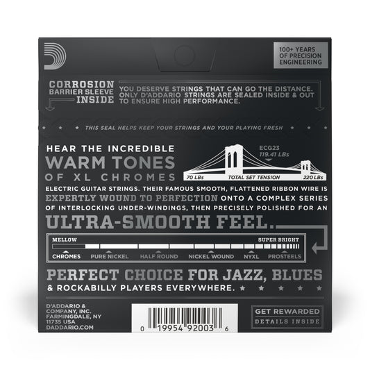 10-48 Extra Light, XL Chromes Electric Guitar Strings ECG23