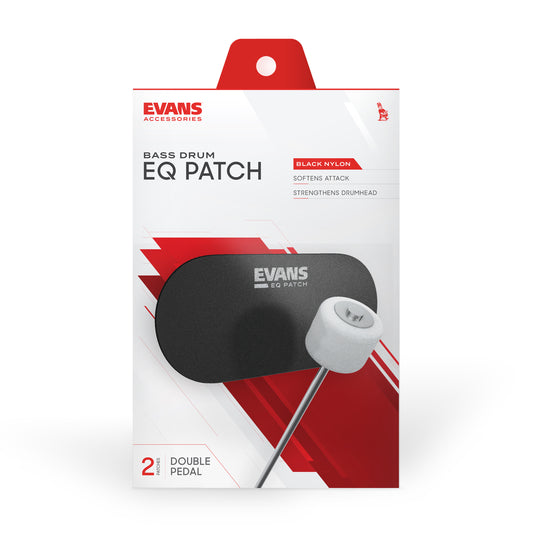 EQ Black Nylon Double Patch EQPB2