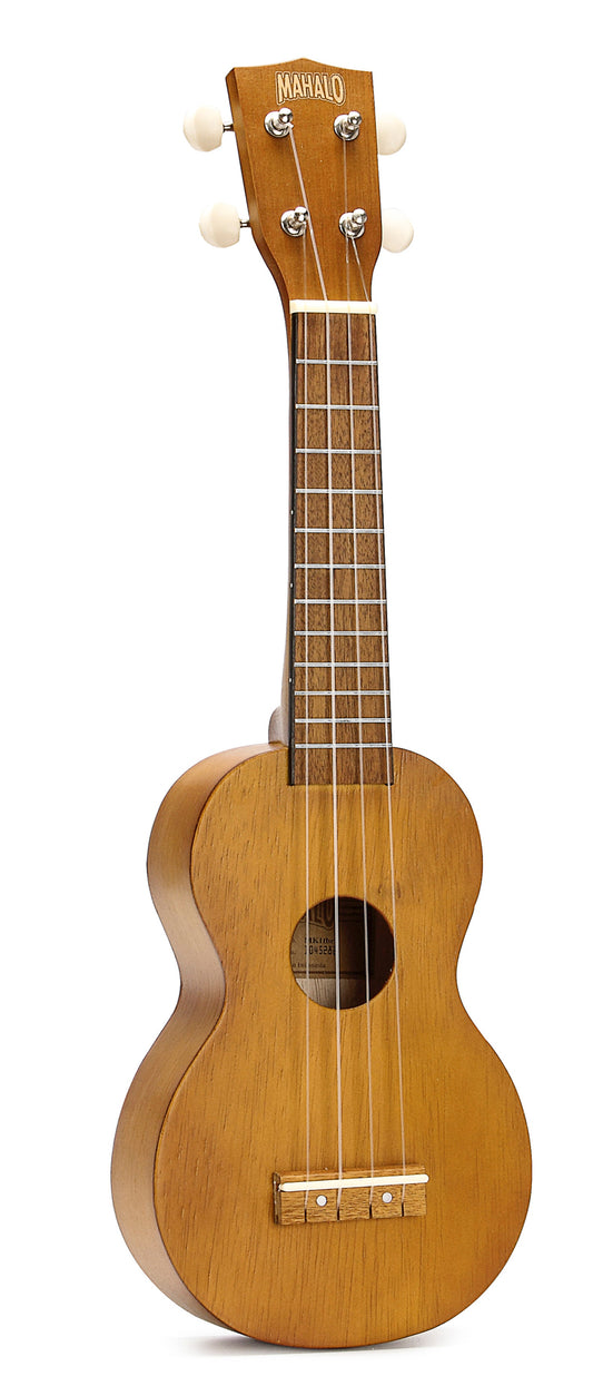 Mahalo MK1-TBR Kahiko Soprano Ukulele. Trans Brown