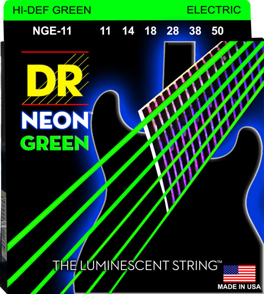 DR Strings Hi-Def Neon Electric Guitar Strings