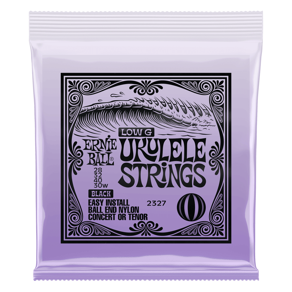UKULELE BALL END NYLON STRINGS BLACK W/ WOUND G – The fAxetory