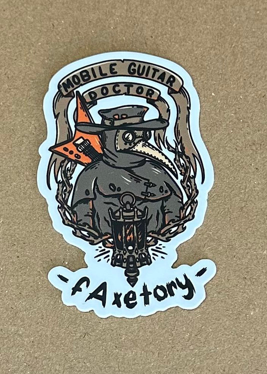 fAxetory Plague Doctor Sticker