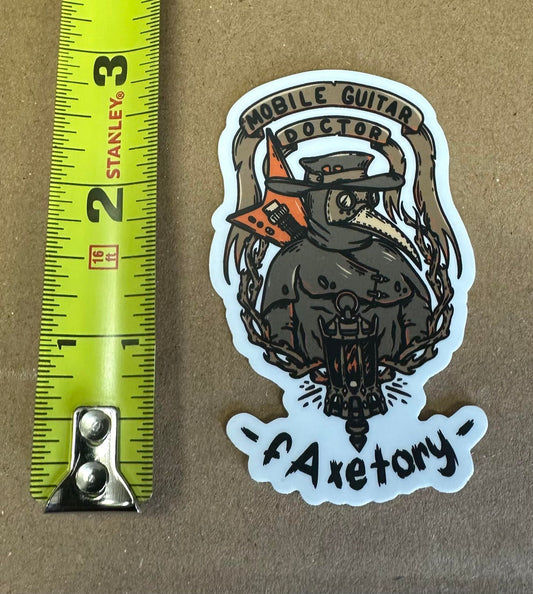 fAxetory Plague Doctor Sticker