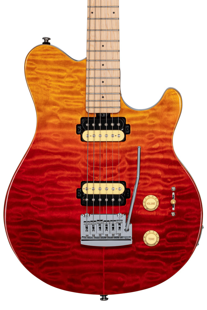 Sterling By Music Man Axis Quilted Maple