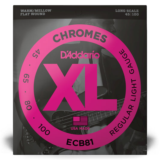 Long Scale, XL Chromes Bass Strings