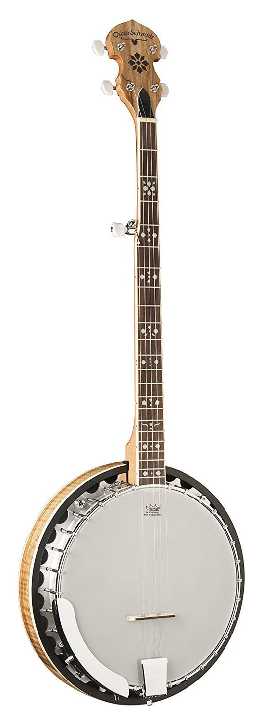 Oscar Schmidt OB5SP-O Bluegrass Banjo. Spalted Maple