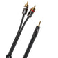 Dual RCA to Stereo Mini Cable, 5 feet