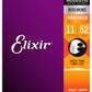 Elixir Phosphor Bronze Acoustic Guitar Strings with NANOWEB. Extra Light 10-47