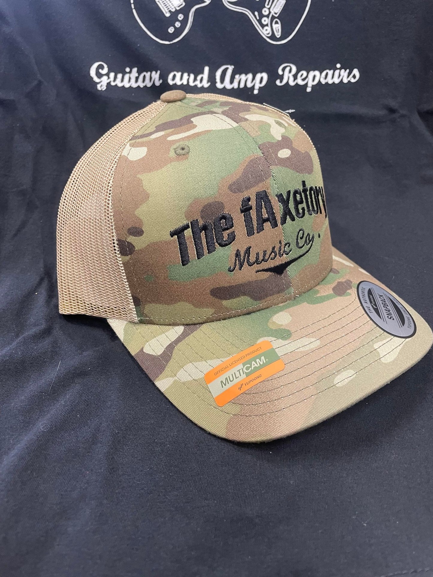 Logo Embroidered hats, Camo