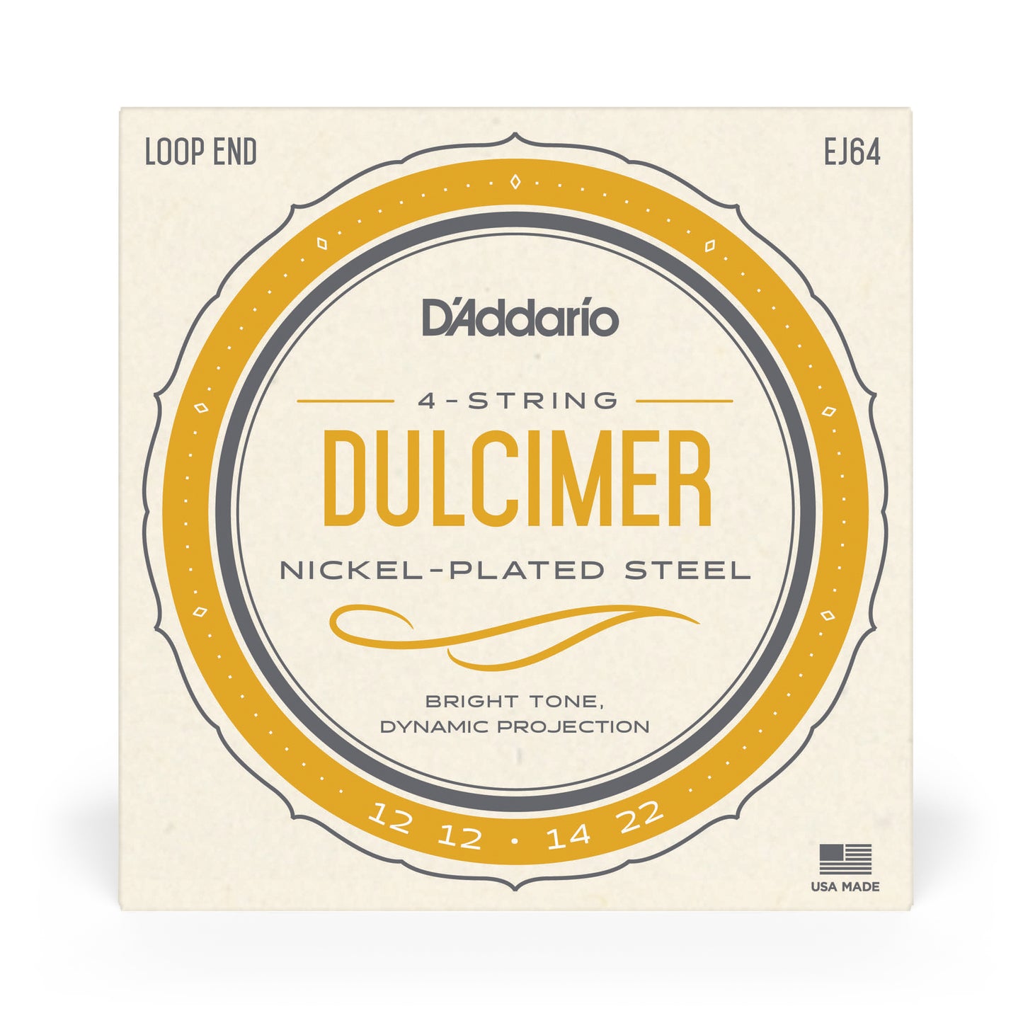 Dulcimer, 4-String, Nickel