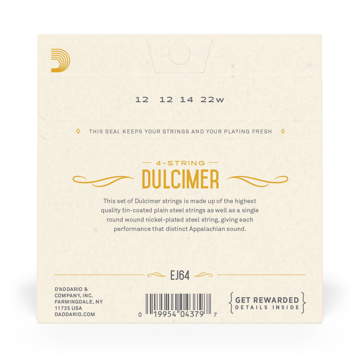 Dulcimer, 4-String, Nickel