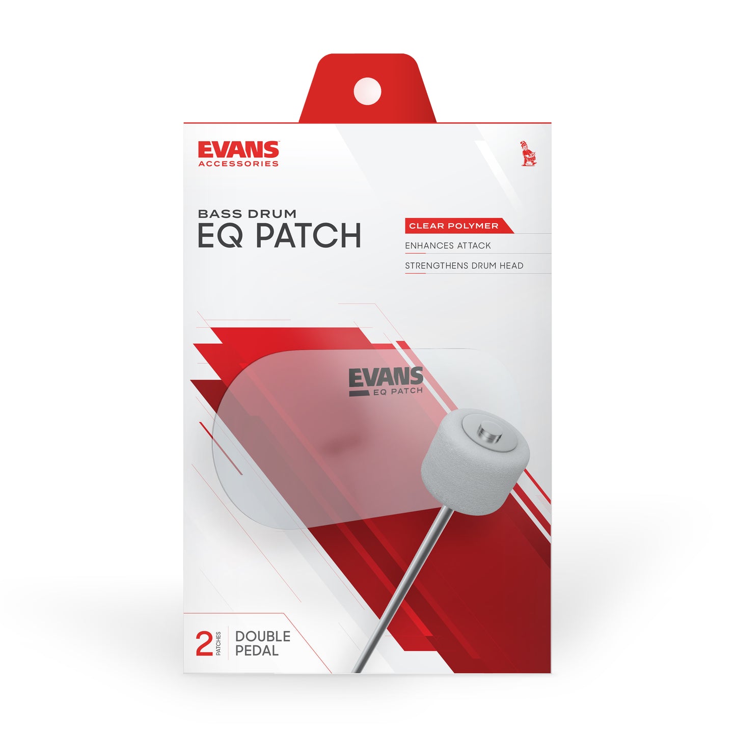 EQ Clear Plastic Double Patch EQPC2