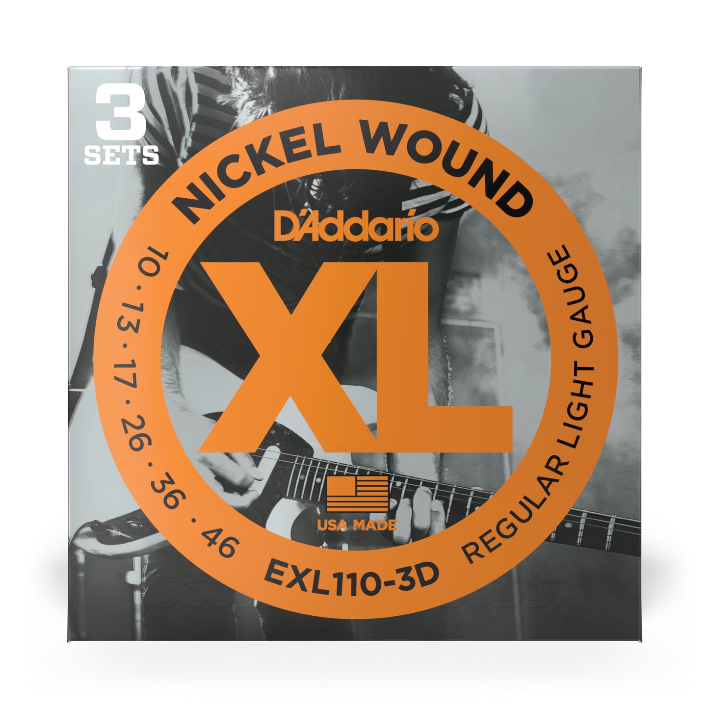 D'Adarrio XL Nickel Electric Guitar Strings