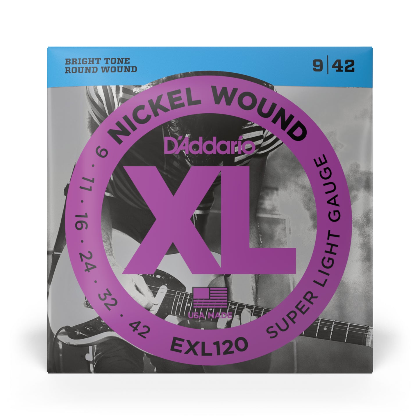 D'Adarrio XL Nickel Electric Guitar Strings