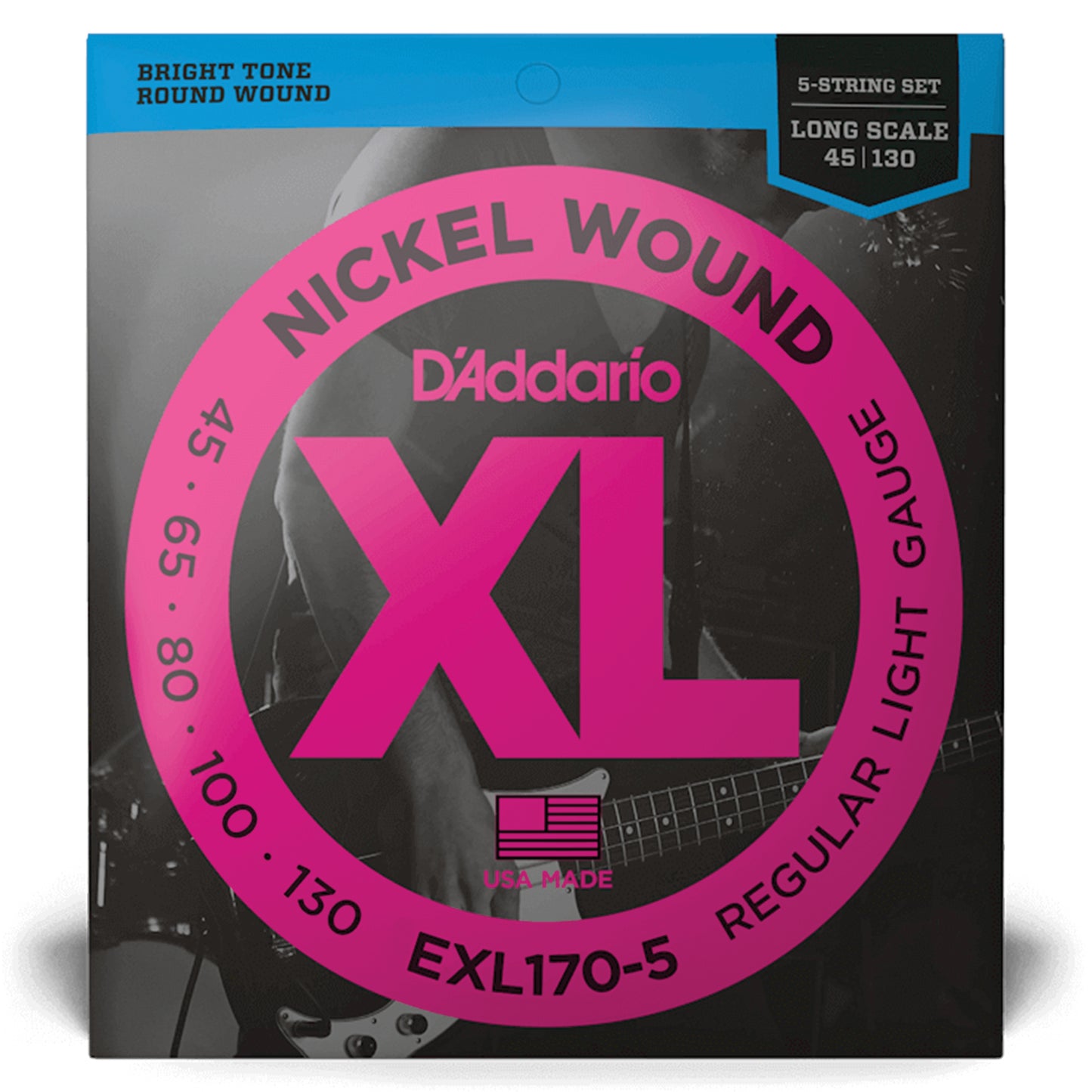 D'Adarrio XL Nickel Bass Strings