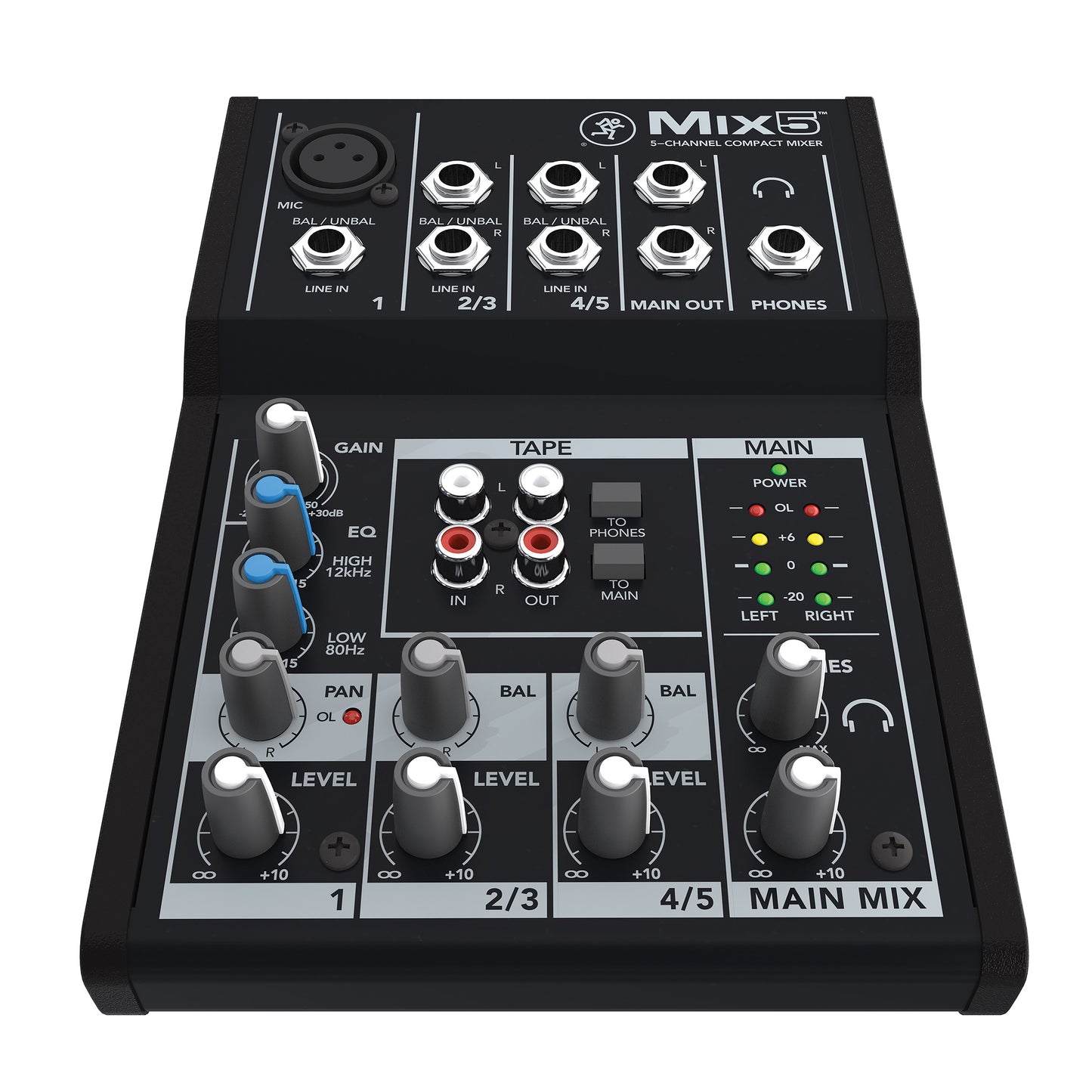 Mackie MIX5 5-Channel Compact Mixer MIX5-U