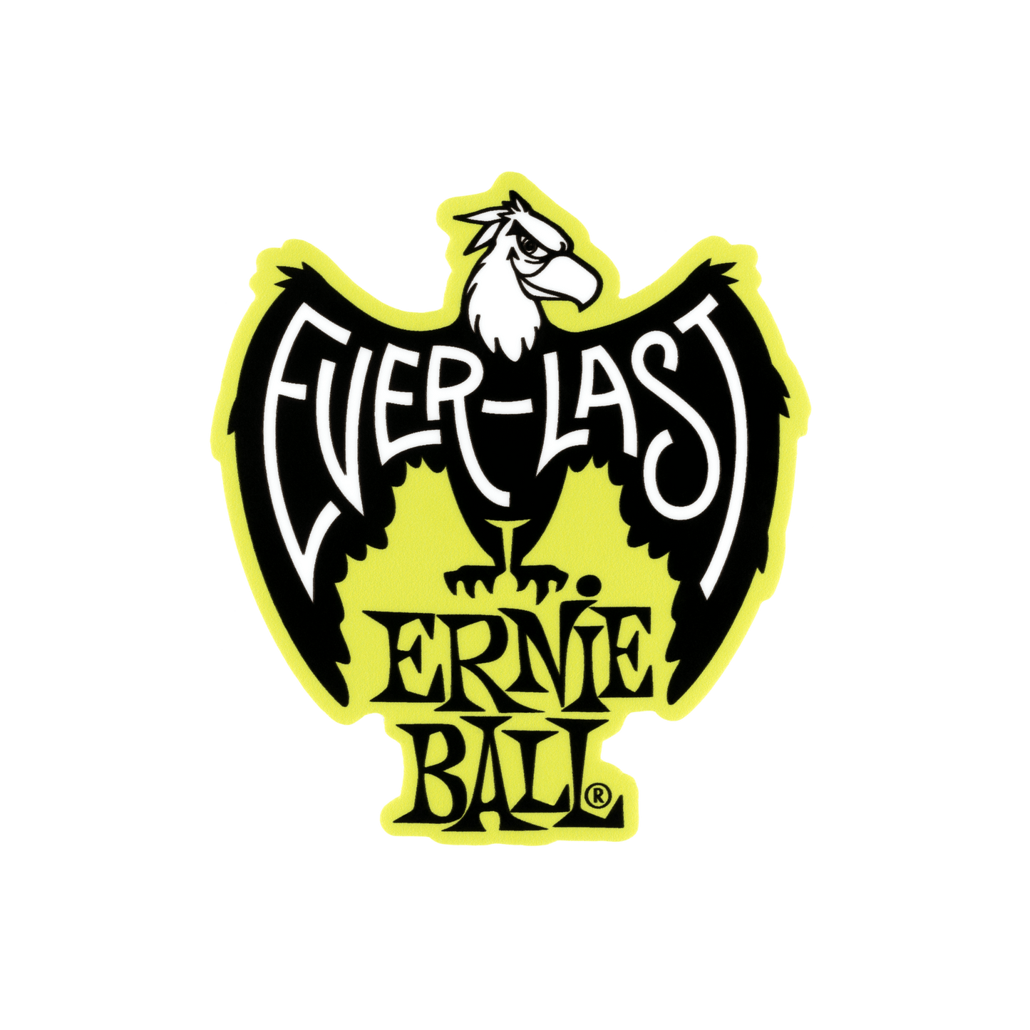 Ernie Ball Everlast Logo Sticker Green