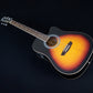 Washburn WA90CEVSB Dreadnought Acoustic Electric Guitar. Tobacco Burst