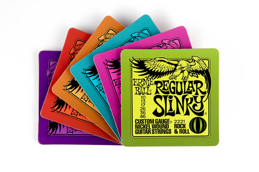 Ernie Ball Slinky Coasters 6 Pk