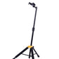 HERCULES AUTO GRIP SYSTEM (AGS) SINGLE GUITAR STAND W/FOLDABLE YOKE