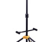 HERCULES AUTO GRIP SYSTEM (AGS) DOUBLE GUITAR STAND, FOLDABLE BACKREST