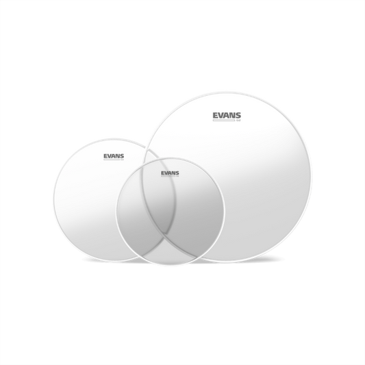 Evans G2 Tompack, Clear, Fusion (10 inch, 12 inch, 14 inch) ETP-G2CLR-F